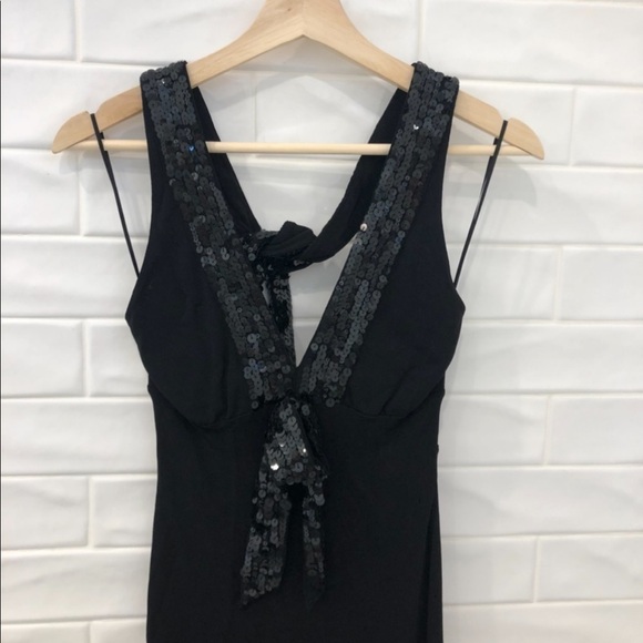 VALENTINO Red sequin halter dress - Picture 2 of 7